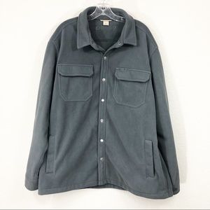 DULUTH Shoreman’s Fleece Shirt Jacket Gray XL